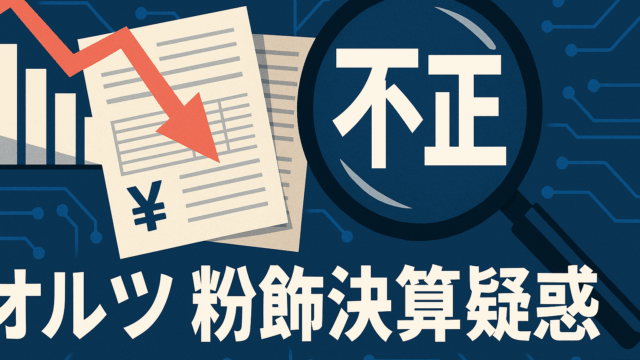 【徹底解説】オルツ粉飾決算疑惑──売上水増しの手口と上場廃止リスクを完全網羅
