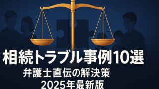 【2025年最新版】相続トラブル事例10選と弁護士直伝の解決策｜遺産分割でもめない完全ガイド