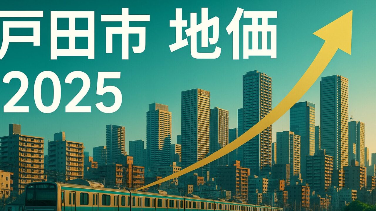 2025年最新版｜戸田市の地価はどこまで伸びる？埼京線アクセス・駅前再開発で読む投資判断
