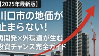 【2025年最新版】川口市の地価が止まらない！再開発×外環道が生む投資チャンス完全ガイド
