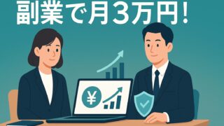 【2025最新】公務員でも安全！スキル不要で月3万円稼ぐ副業3選