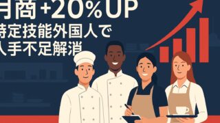【2025年最新】飲食チェーン人手不足を解消！特定技能外国人導入で月商20％アップした5社の成功事例と費用