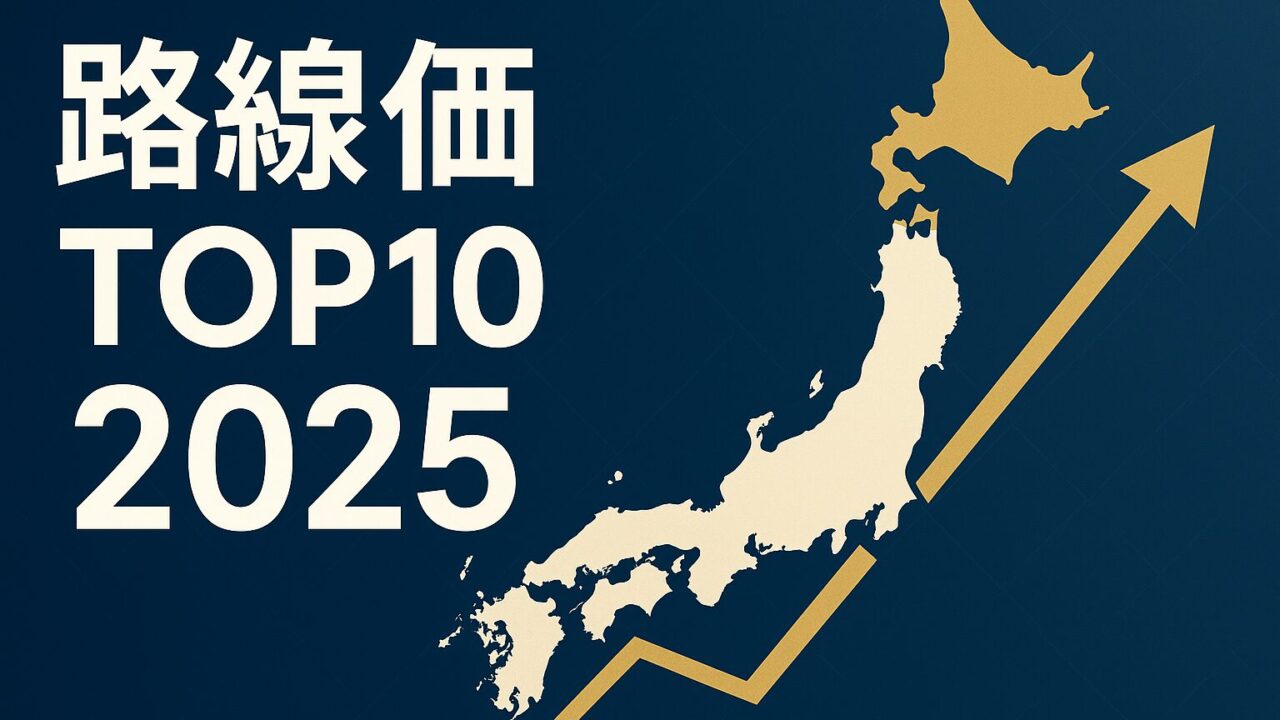 【2025年最新版】路線価上昇率ランキングTOP10──千歳・富良野など急騰エリアを徹底解説