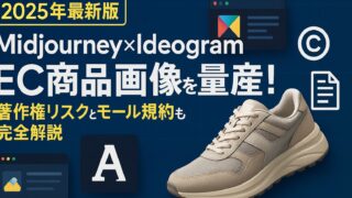 【2025年最新版】Midjourney×IdeogramでEC商品画像を量産！著作権リスクとモール規約も完全解説